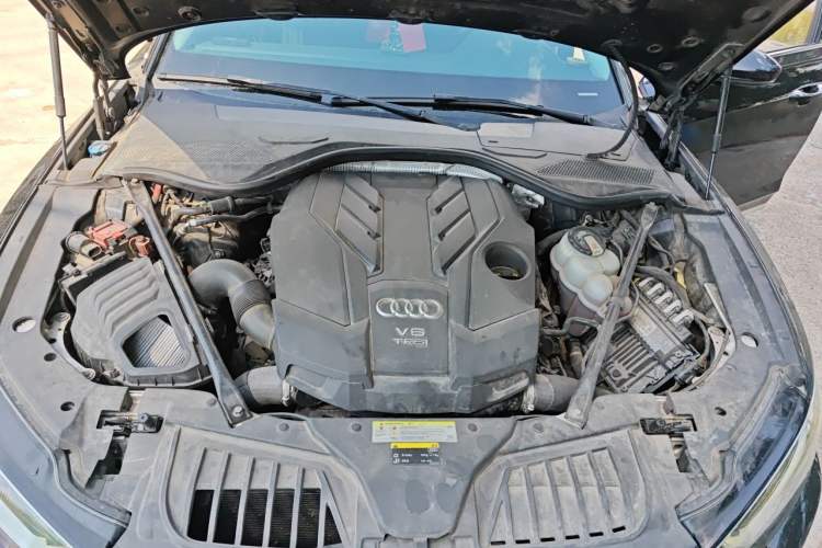 Used Audi A8 2018 A8L 55 TFSI quattro Launch Edition Prestige Model Engine Bay