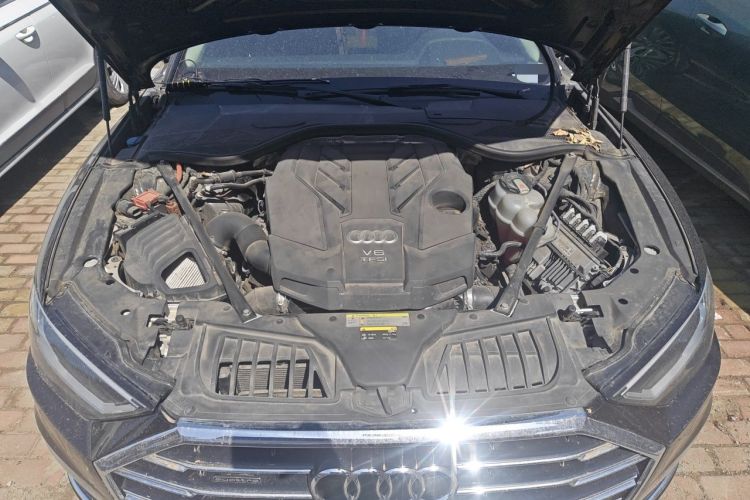 Used Audi A8 2018 A8L 55 TFSI quattro Luxury Edition Engine Bay