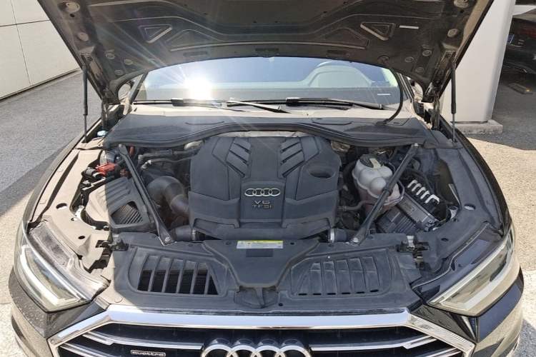 Used Audi A8 2018 A8L 55 TFSI quattro Launch Edition Elite Model Engine Bay