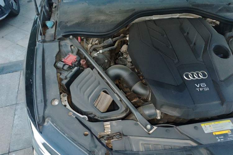 Used Audi A8 2018 A8L 55 TFSI quattro Launch Edition Elite Model Engine Bay Right