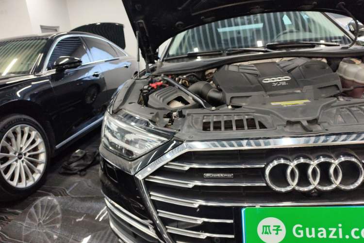 Used Audi A8 2018 A8L 55 TFSI quattro Launch Edition Elite Model Engine Bay Right