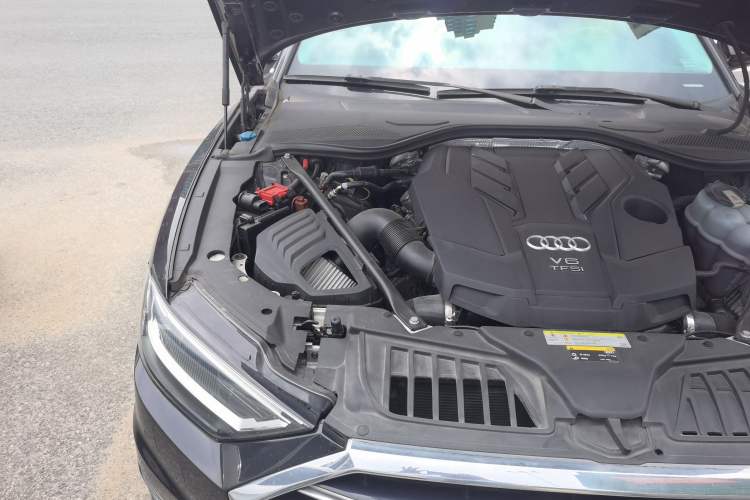 Used Audi A8 2018 A8L 55 TFSI quattro Launch Edition Elite Model Engine Bay Right