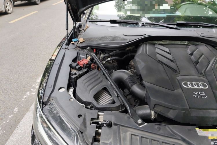 Used Audi A8 2018 A8L 55 TFSI quattro Launch Edition Elite Model Engine Bay Right