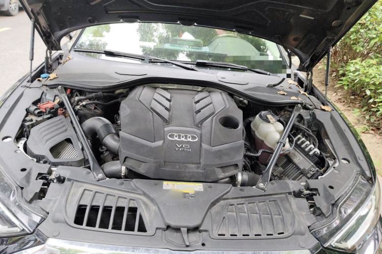 Used Audi A8 2018 A8L 55 TFSI quattro Launch Edition Elite Model Engine Bay