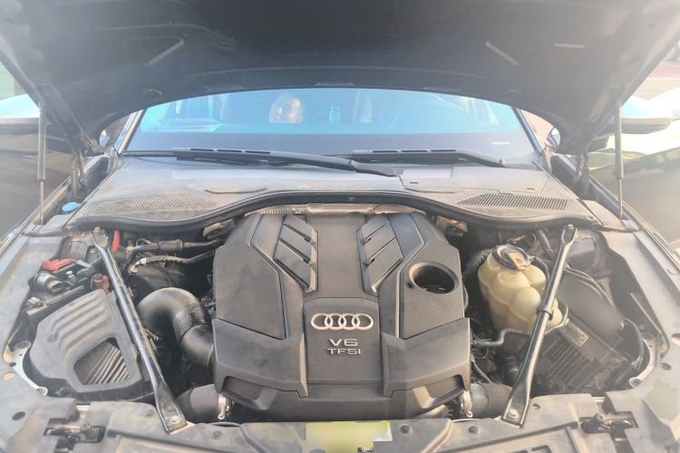 Used Audi A8 2018 A8L 55 TFSI quattro Launch Edition Elite Model Engine Bay