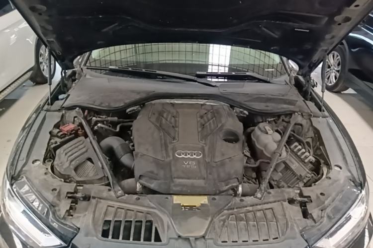 Used Audi A8 2018 A8L 55 TFSI quattro Launch Edition Elite Model Engine Bay