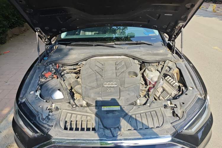 Used Audi A8 2018 A8L 55 TFSI quattro Launch Edition Elite Model Engine Bay