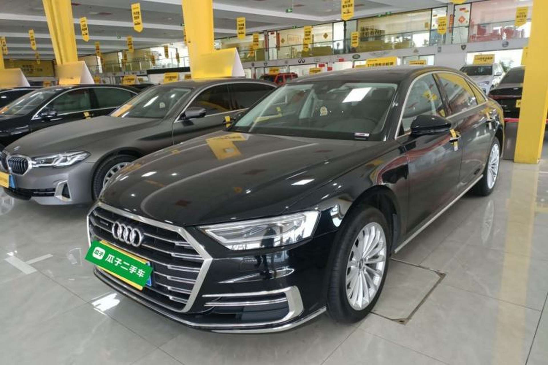 Used Audi A8 2018 A8L 55 TFSI quattro Launch Edition Elite Model Front Left 45 Deg