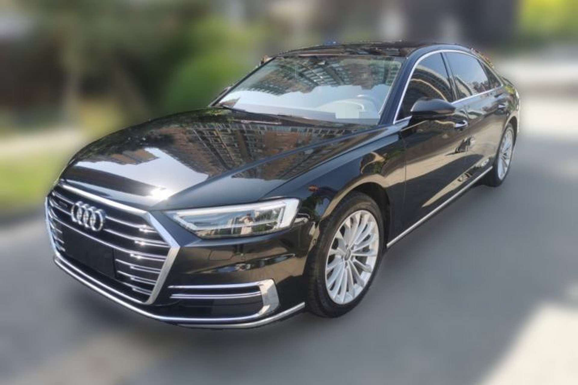 Used Audi A8 2018 A8L 55 TFSI quattro Launch Edition Elite Model Front Left 45 Deg