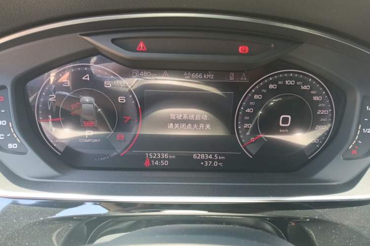 Used Audi A8 2018 A8L 55 TFSI quattro Launch Edition Elite Model Instrument Cluster