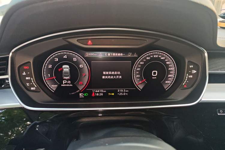 Used Audi A8 2018 A8L 55 TFSI quattro Launch Edition Elite Model Instrument Cluster