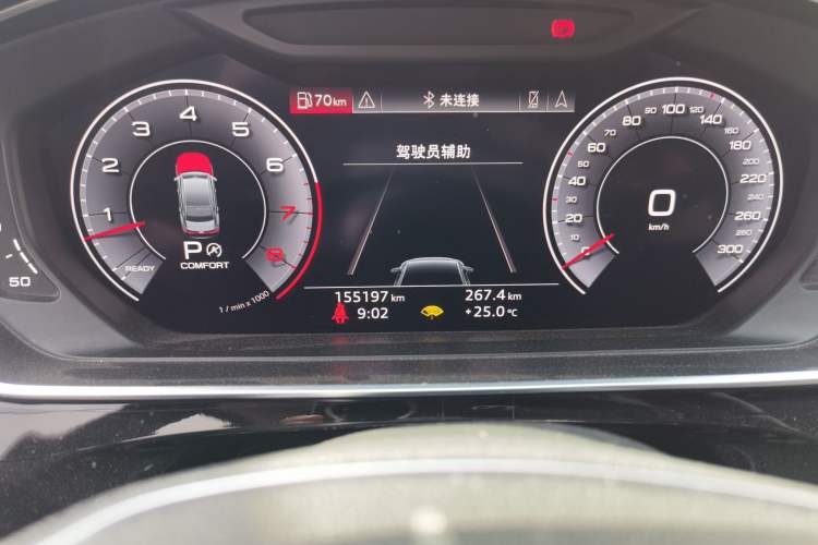 Used Audi A8 2018 A8L 55 TFSI quattro Launch Edition Prestige Model Odometer Close Up