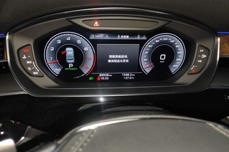 Used Audi A8 2018 A8L 55 TFSI quattro Luxury Edition Odometer Close Up