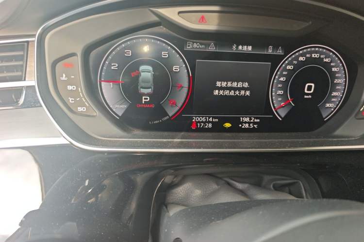 Used Audi A8 2018 A8L 55 TFSI quattro Prestige Edition Odometer Close Up