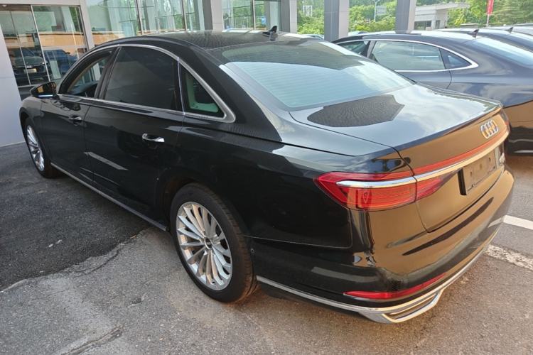 Used Audi A8 2018 A8L 55 TFSI quattro Launch Edition Elite Model Rear Left 45 Deg