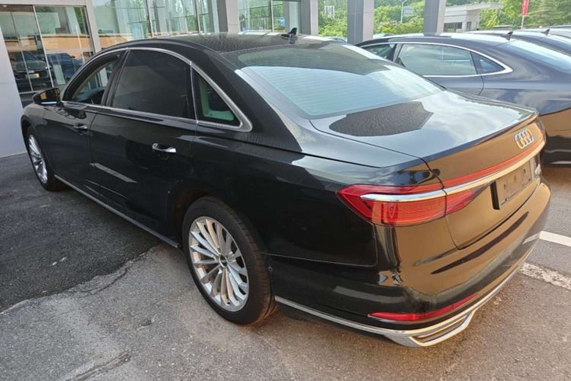 Used Audi A8 2018 A8L 55 TFSI quattro Launch Edition Elite Model Rear Left 45 Deg