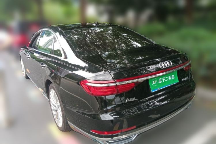 Used Audi A8 2018 A8L 55 TFSI quattro Launch Edition Elite Model Rear Left 45 Deg