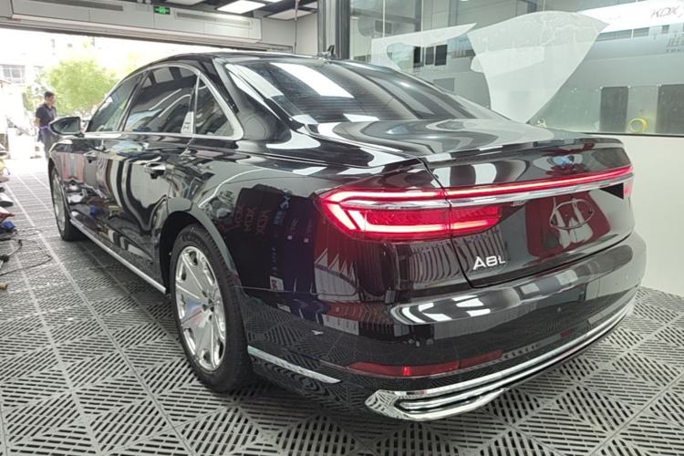 Used Audi A8 2018 A8L 55 TFSI quattro Launch Edition Elite Model Rear Left 45 Deg