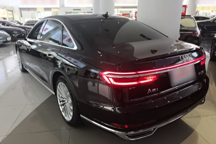 Used Audi A8 2018 A8L 55 TFSI quattro Launch Edition Elite Model Rear Left 45 Deg