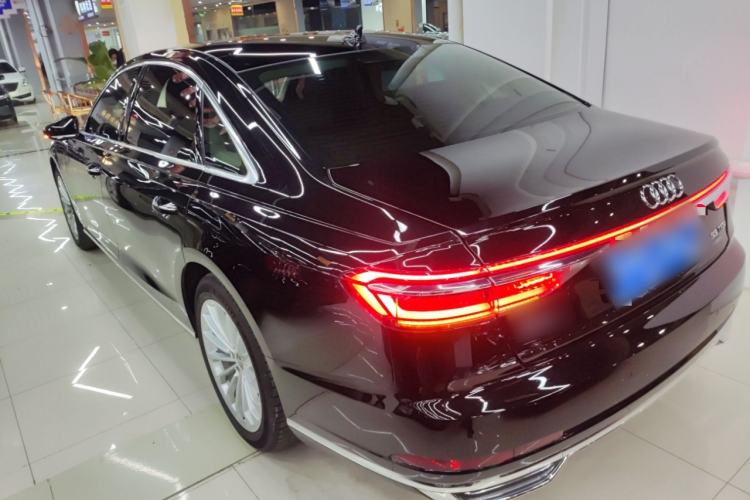 Used Audi A8 2018 A8L 55 TFSI quattro Launch Edition Elite Model Rear Left 45 Deg