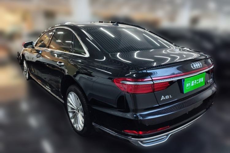 Used Audi A8 2018 A8L 55 TFSI quattro Launch Edition Elite Model Rear Left 45 Deg