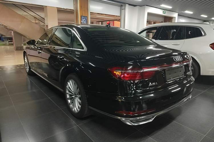 Used Audi A8 2018 A8L 55 TFSI quattro Launch Edition Elite Model Rear Left 45 Deg
