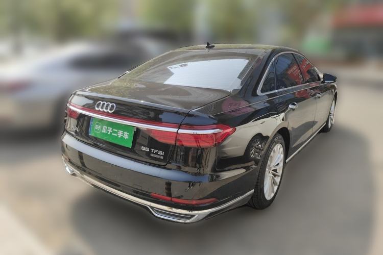 Used Audi A8 2018 A8L 55 TFSI quattro Launch Edition Prestige Model Rear Right 45 Deg