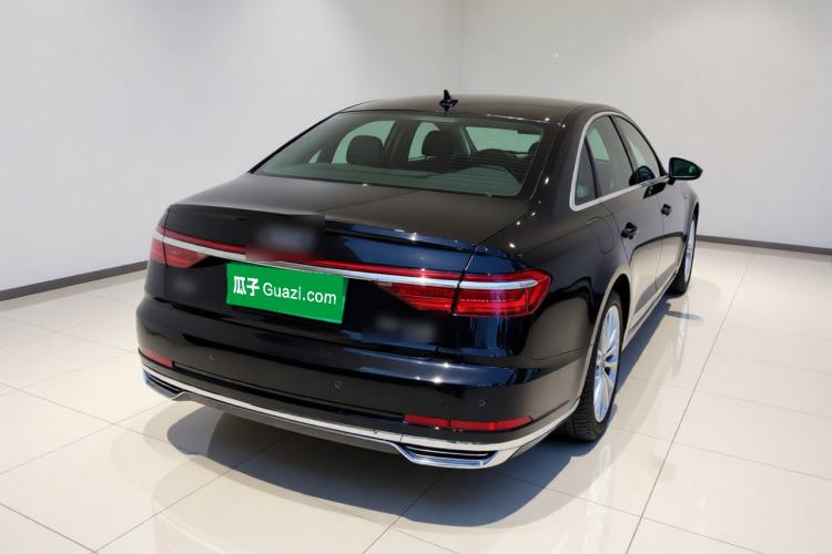 Used Audi A8 2018 A8L 55 TFSI quattro Launch Edition Elite Model Rear Right 45 Deg
