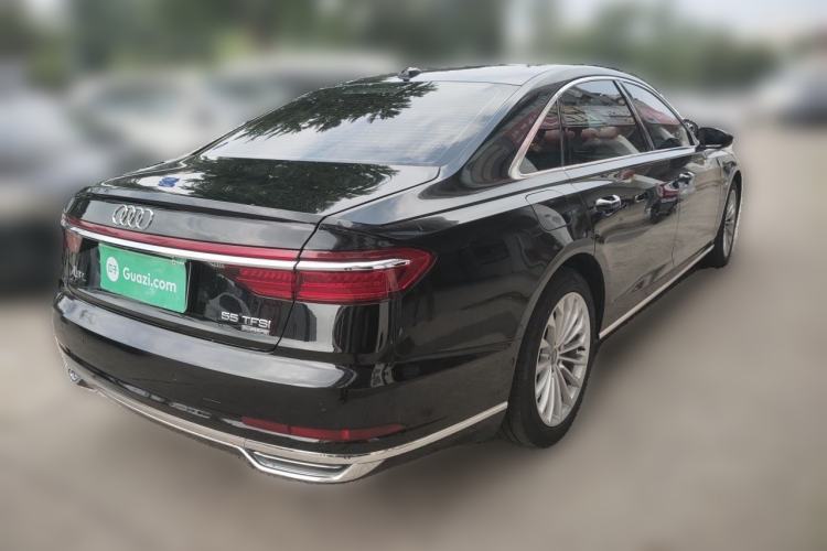 Used Audi A8 2018 A8L 55 TFSI quattro Launch Edition Elite Model Rear Right 45 Deg