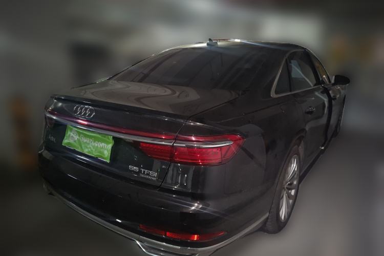 Used Audi A8 2018 A8L 55 TFSI quattro Launch Edition Elite Model Rear Right 45 Deg