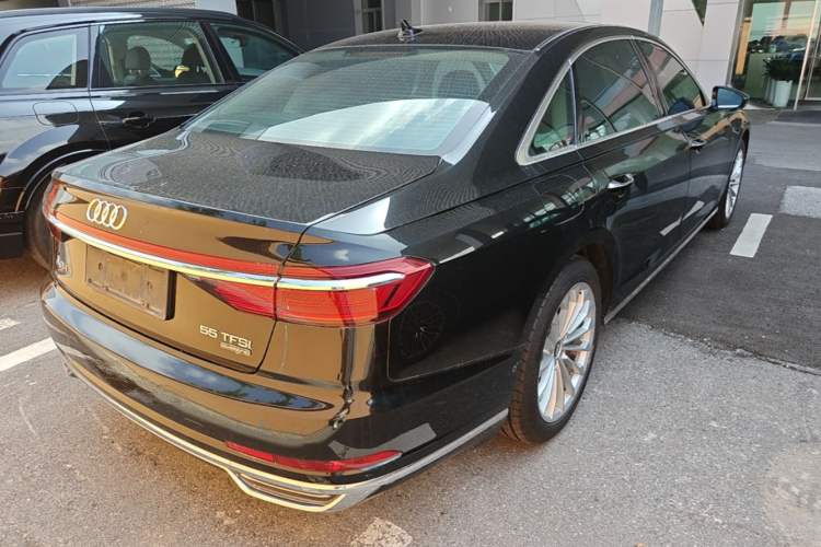 Used Audi A8 2018 A8L 55 TFSI quattro Launch Edition Elite Model Rear Right 45 Deg