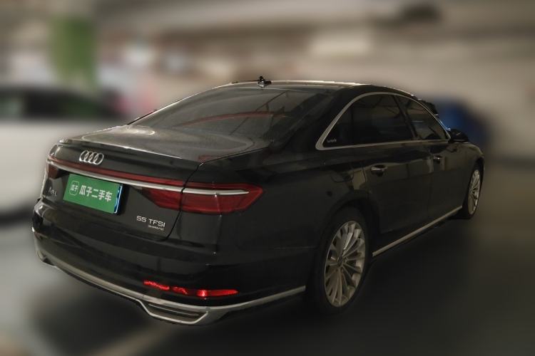 Used Audi A8 2018 A8L 55 TFSI quattro Launch Edition Elite Model Rear Right 45 Deg