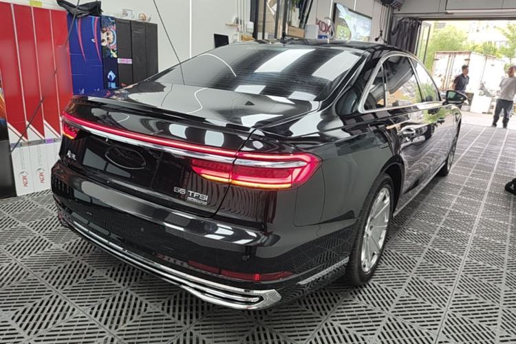 Used Audi A8 2018 A8L 55 TFSI quattro Launch Edition Elite Model Rear Right 45 Deg