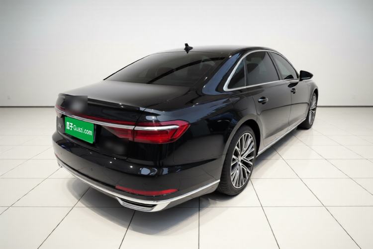 Used Audi A8 2018 A8L 55 TFSI quattro Launch Edition Elite Model Rear Right 45 Deg