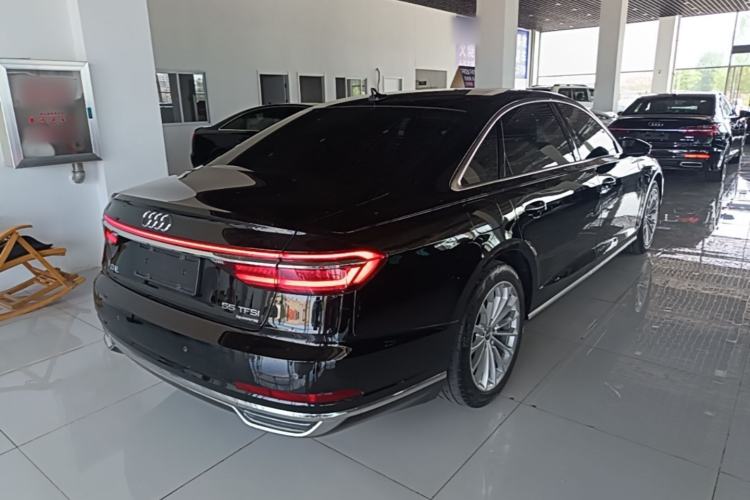 Used Audi A8 2018 A8L 55 TFSI quattro Launch Edition Elite Model Rear Right 45 Deg