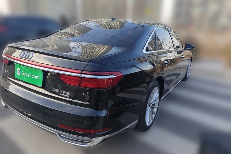 Used Audi A8 2018 A8L 55 TFSI quattro Launch Edition Elite Model Rear Right 45 Deg