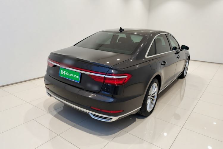 Used Audi A8 2018 A8L 55 TFSI quattro Launch Edition Elite Model Rear Right 45 Deg