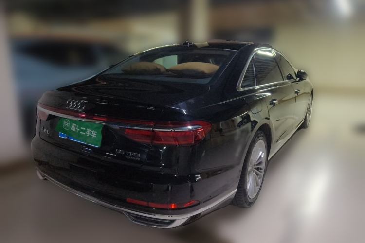 Used Audi A8 2018 A8L 55 TFSI quattro Launch Edition Elite Model Rear Right 45 Deg