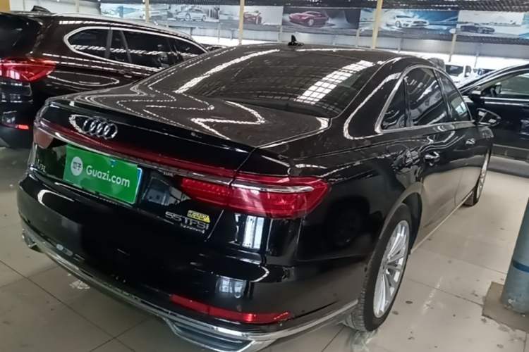 Used Audi A8 2018 A8L 55 TFSI quattro Launch Edition Elite Model Rear Right 45 Deg
