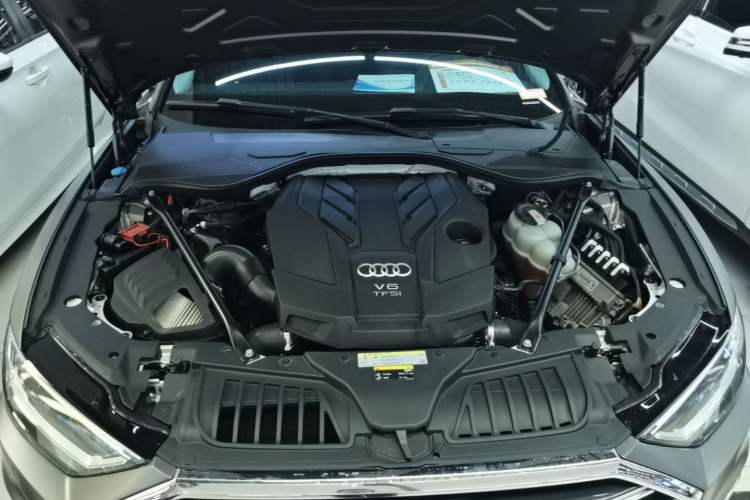Used Audi A8 2018 A8L 55 TFSI quattro Launch Edition Elite Model Engine Bay