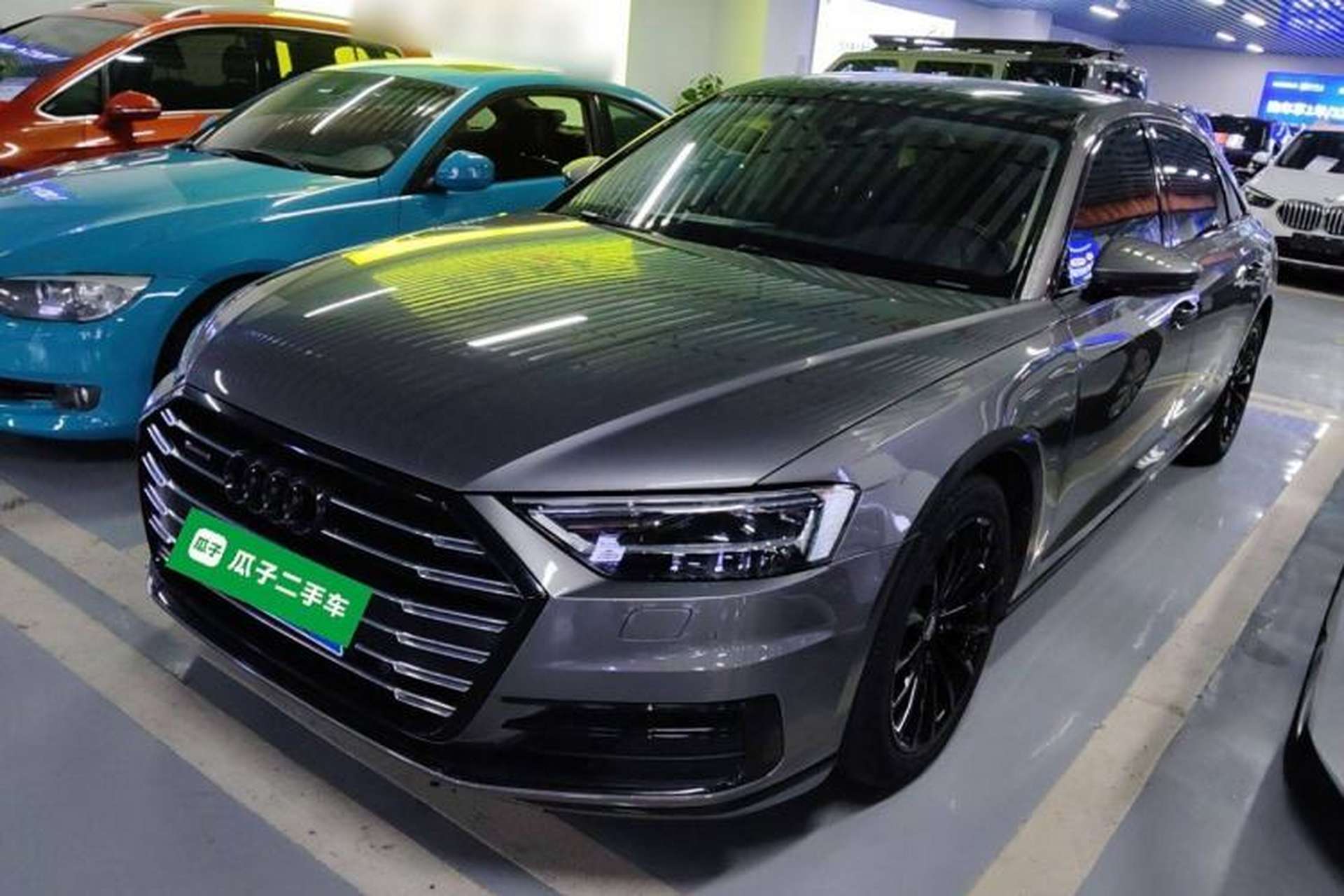 Used Audi A8 2018 A8L 55 TFSI quattro Launch Edition Elite Model Front Left 45 Deg