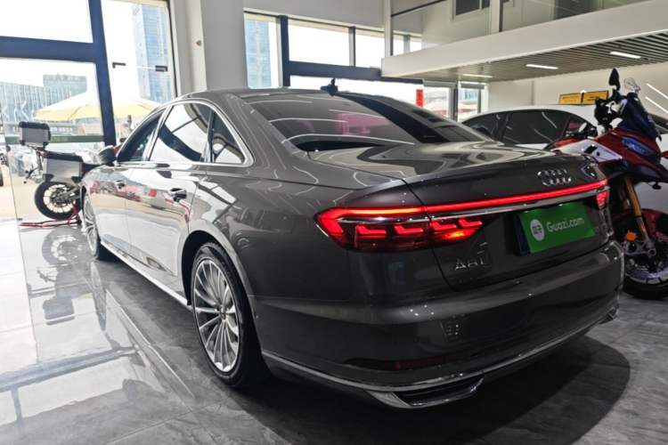 Used Audi A8 2018 A8L 55 TFSI quattro Launch Edition Elite Model Rear Left 45 Deg