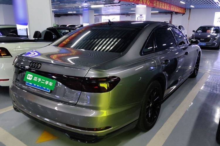 Used Audi A8 2018 A8L 55 TFSI quattro Launch Edition Elite Model Rear Right 45 Deg