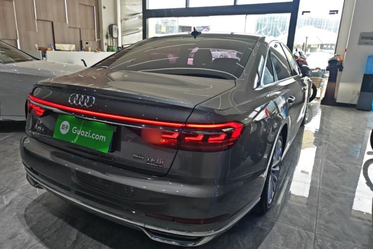 Used Audi A8 2018 A8L 55 TFSI quattro Launch Edition Elite Model Rear Right 45 Deg