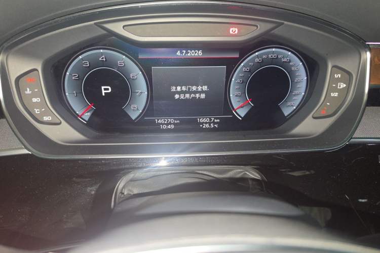 Used Audi A8 2018 A8L 55 TFSI quattro Launch Edition Prestige Model Odometer Close Up