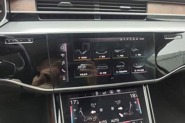 Used Audi A8 2019 Plus A8L 50 TFSI quattro Luxury Model Audio And AC Panel