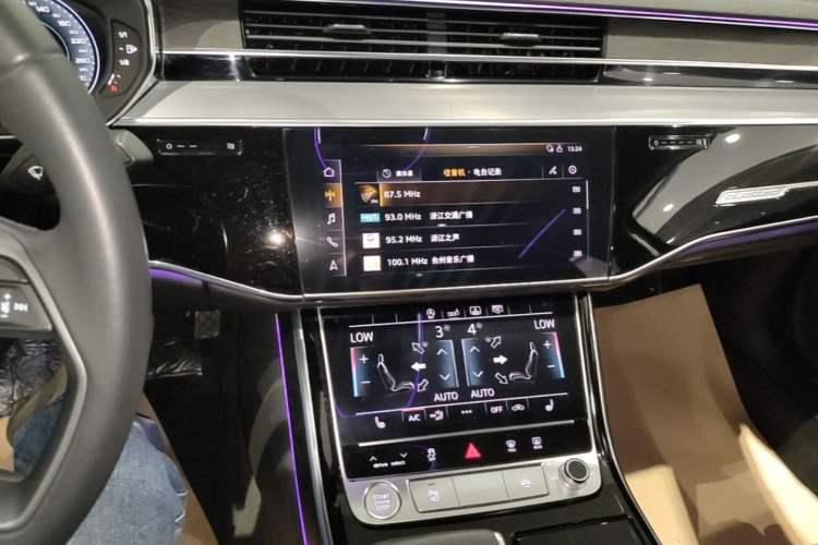 Used Audi A8 2019 Plus A8L 50 TFSI quattro Comfort Model Audio And AC Panel