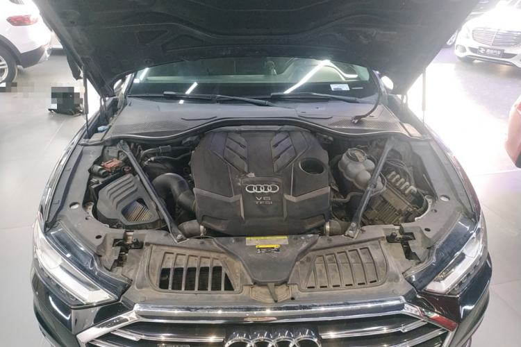 Used Audi A8 2019 Plus A8L 55 TFSI quattro Luxury Model Engine Bay