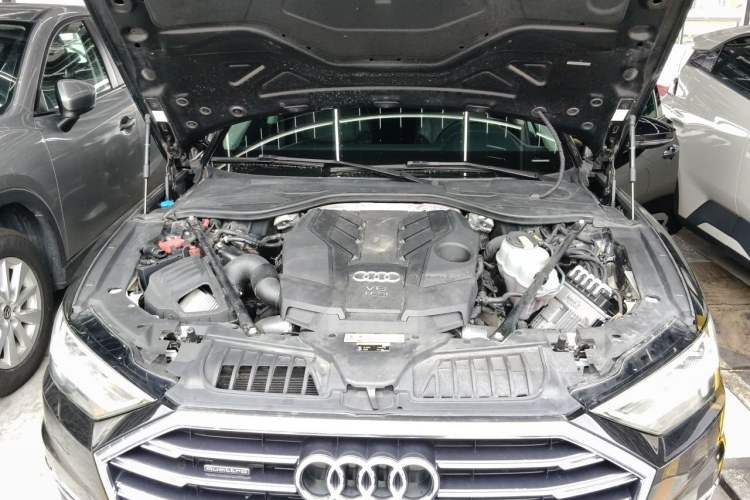 Used Audi A8 2019 Plus A8L 50 TFSI quattro Comfort Model Engine Bay