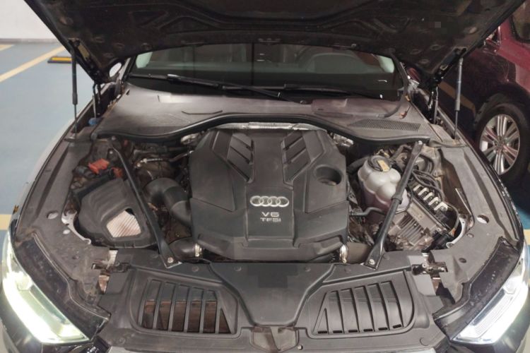 Used Audi A8 2019 Plus A8L 55 TFSI quattro Luxury Model Engine Bay
